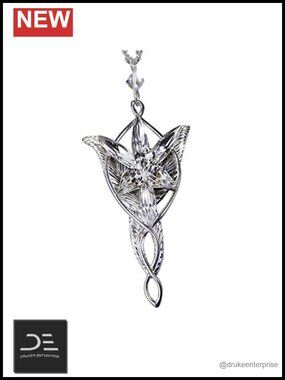 Arwen Evenstar Pendant Necklace Sterling Silver Lord of the Rings Jewelry